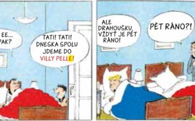 Malý Mikuláš v komiksu! Oslavte Den otců v zahradě Villa Pellé!